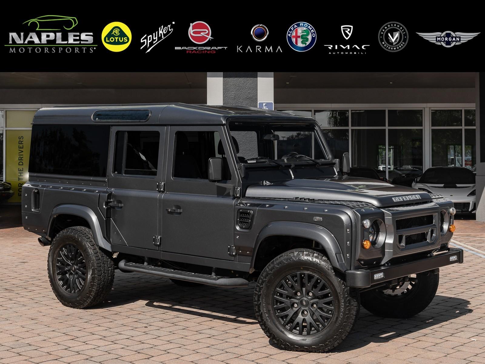 Used 1988 Land Rover Defender 110 For Sale Sold Naples Motorsports Inc Vanderhall of Naples Stock 23 321400